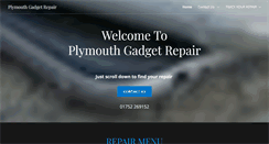 Desktop Screenshot of plymouthgadgetrepair.co.uk